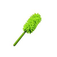 Extensible Telescopic Microfiber Duster House Cleaning Cleaner Long Handle Retractable Duster,Green