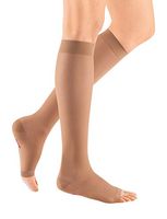 mediven Sheer & Soft, 20-30 mmHg, Calf High Compression Stockings, Open Toe