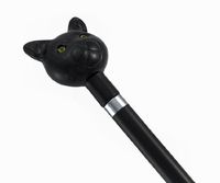 `Catatude` Black Cat Hardwood Walking Cane 36 In.
