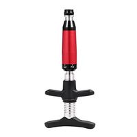 Manual Spinal Massager Portable Chiropractic Adjustment with 6 Levels of Adjustable Strength (1 head-red)