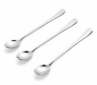 OPPOHERE Long Handle Stainless Steel Spoons (pack of 3)