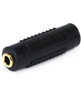 FYL Stereo 3.5mm 1/8" Aux Female to Female F/F Jack Audio Coupler Adapter Gold Plate