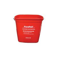 Impact PuraPail Polypropylene Sanitizing Bucket, 3-Quart, Red | 1/Each