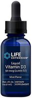 Life Extension Liquid Vitamin D3 2000 Iu, Mint, 1 Fluid Ounce (02232)