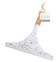 Evriholder Bellasera Cleaning Collection All-Purpose Squeegee Featuring Upscale Marble Detailing & Mildew-Resistant Bamboo Handles