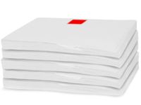 100% RECYCLED WHITE Tissue 15x20"CARTON ~ 5 Packs at 960 Sheets/Pk (1 unit, 1 pack per unit.)
