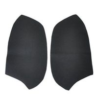 WYQ 2PCs Leather Front Door Panels Armrest Covers for Honda Accord 2008-2012 Black
