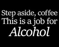 Step Aside Coffee Decal Vinyl Sticker|Cars Trucks Vans Walls Laptop| White |5.5 x 3 in|LLI438