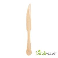 Birchware Elegant - Compostable Wooden Knives, Biodegradable Party Supplies for Any Graduation, Luau, Fiesta, Tea Party, and More, Craft Supplies for Kids and Adults - (100 Knives)