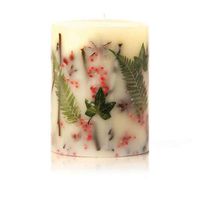 Rosy Rings Medium Round Botanical Candle - Red Currant & Cranberry