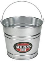 Behrens High Grade Steel 1208GS 8 Qt Silver Galvanized Steel Pail
