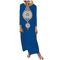 African Dresses for Women Sleeveless Maxi Dress with Split Hem Baggy Beach Dresses