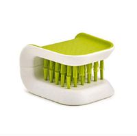Wakaka Chopsticks Knife and Fork Brush,Hard Enough to Be Used for A Long Time.Green