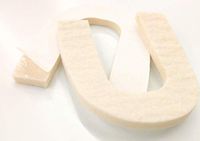 U-Shaped Heel Spur Felt Pad- 1/4" Thick Adhesive Backed- Pack of 10