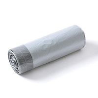 30 Piece Strong Thick Plastic Bag Drawstring Garbage Bag Kitchen Bedroom Bathroom Garbage Garbage Bag Kitchen Accessories K20,Gray,30pcs