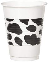 amscan Western Printed Plastic Cups, One Size, Multicolor