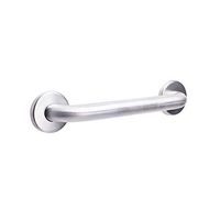 CSI Bathware BAR-SB42-TW-125-PN Stainless Steel 42-Inch Grab Bar, Straight Safety Bar, Concealed Flanges, Peened Grip Finish