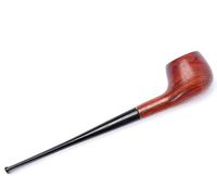 Zwq&zj Long Handle Straight Pipe, Hand Made Detachable Smoking Men's Pipe