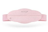 Electric Menstrual Cramps Relief Period Pain Reliever Belt Slimming Abdominal Therapy Electric Warming Massage Belt Heating Warmer Slim Belt (LC-Pink)