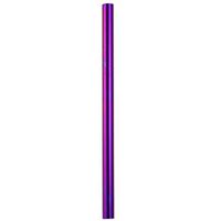 Sikye Stainless Steel Drinking Metal Straws,Wide Long Reusable Smoothie Straws Jumbo Bubble & Boba Tea Straws (Purple)