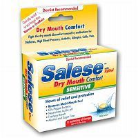 Salese Sensitive, Hours of Dry Mouth Relief, Moisturizing Lozenges, Mild Lemon, 12 ea - 2pc
