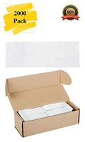 MM Foodservice Self Sealing Napkin Band, Pack of 2000 Self-Adhering Paper Napkin Band (White)