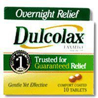 Dulcolax Laxative Tablets 5Mg relieves Constipation - 10 Each