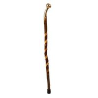 Handcrafted Wood Walking Cane - Made in the USA by Brazos - Twisted Hawthorn Hame Top - 40 Inches