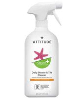 ATTITUDE Nature +, Hypoallergenic Daily Shower & Tile Cleaner, Citrus Zest, 27.1 Fluid Ounce