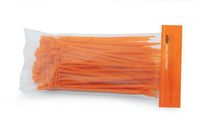 NEW KTM 8" INCH LONG ORANGE CABLE ZIP TIES 100 PACK U6951130 by KTM