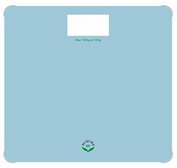 NewlineNY SBB1312 Blue Back-Light Display Sense On Digital Bathroom Scale (Aqua Blue)