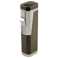 Scorch Torch Skyline Triple Jet Flame Torch Cigarette Cigar Lighter with Cigar Punch Cutter Tool (Gun Metal)