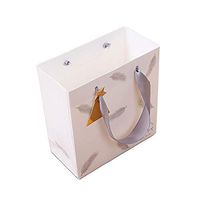 LLtidmsWL Featuring Unqiue Feather Print Bags with Handles Bulk S~XL Paper Gift Bags Bulk, Kraft Paper Bags, Kraft Bags, Shopping Bags, Party Bags, Retail Bags, Paper Bag,Storage Pouch S