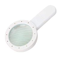 Fan-Ling 30X High Power Handheld Magnifying Glass,Led Light Jumbo Illuminated Magnifier,Magnifying Glass Reading Aid Lens,Ideal for Reading Books, Newspapers,Drawing Pictures