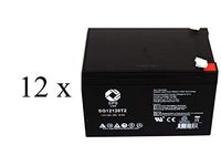 SPS Brand 12V 12Ah Replacement Battery for Zipr 3-Wheel Xtra Hybrid Travel Scooter Wheelchair (12 Pack)