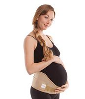 GABRIALLA Elastic Maternity Belt, BEST Medium Strength Pregnancy Support - Made in USA - Belly Band for Running & Exercising Moms, Abdominal and Lower Back Pain, Postpartum Recovery: MS-96