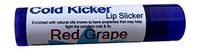 Cold Kicker Lip Slicker, Red Grape Flavor,soothing and Nourishing,menthol Action