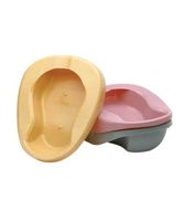 Bedpan Bathroom Bedpan Smooth Contour Shape Heavy Duty Conventional Plastic Bed Pan with Contoured Shape Personal Care 3L