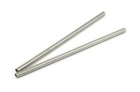 StainlessLUX 77510 2-piece Stainless Steel Straight Milkshake Straws/Smoothie Straw Set, 8.5 Inches Long x 0.3 Inches Diameter, Brilliant Finish Food-safe 18/8 Stainless Steel
