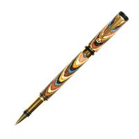 Elite Rollerball Pen - 24kt Gold - Southwest Color Grain