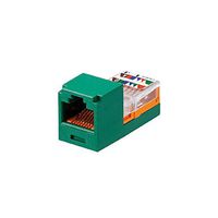 Panduit Mini-Com Cat5 Jack Module (T568B), Green CJ588BGR