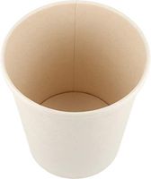 Bioheroes Pulp Soup Tub 32 Ounce | Biodegradable Disposable Plastic PLA Bamboo Tub | Eco Friendly Perfect For Restaurants, Traveling, Parties or More, Pack of 25