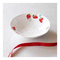Bowl Ramen Folk culture bowl Ceramic Soup Folk culture bowl, Fruit Salad Folk culture bowl 7.5 Inches Instant Noodle Folk culture bowl Cooking & Dining (Color : White, Size : 18.5 5.2cm) Household t