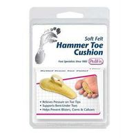 Pedifix Footcare Hammer Left Toe Cushion - Large, 9 to 10 Men's 11+ Women's Size