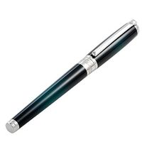 S.T. Dupont Line D Medium Sunburst Atelier Rollerball pen, Palladium, Green