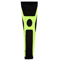 Colorido 1 Pc Unisex Elastic Anti-Slip Sport Basketball Compression Leg Sleeve Size L (Fluorescence)