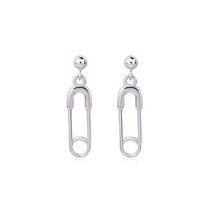 1set Banquet Gift Women Girl Paper Clip Drop Earring Earring Fashion Jewelry Best Jewerly Fine Cheap Bright Girls Prom Brides Comfortable Charms Simple Styling
