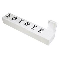 XXL AM - PM Weekly Pill Organizer - Braille