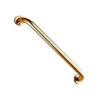 Bathroom safety rails Bathroom handrails, bathroom Non-slip Safety Full copper material armrest Gold (Size : 37cm)