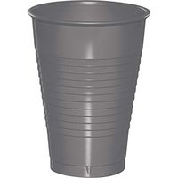 Creative Converting 339648 PREMIUM PLASTIC CUPS 12 OZ, 12-oz, 20 ct, Gray